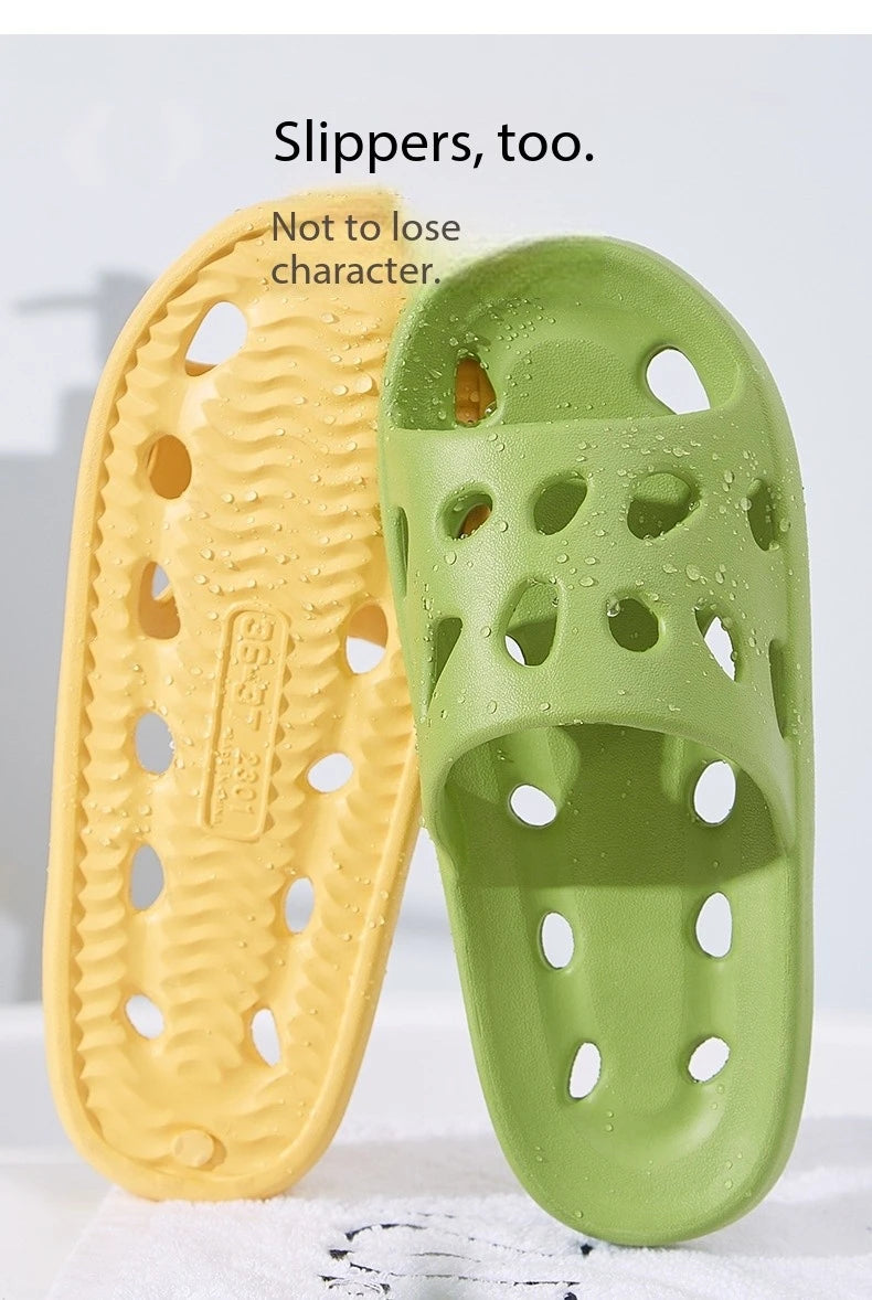 Unisex Fashion Soft Sole Anti-Slip Massage Bath Slippers