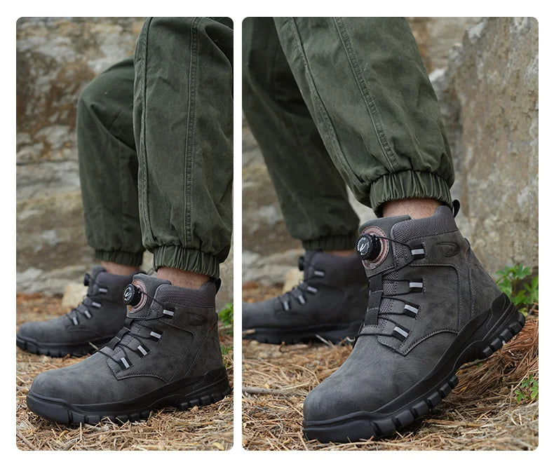 Industrial Safety Waterproof Leather Safety Shoes 2024
