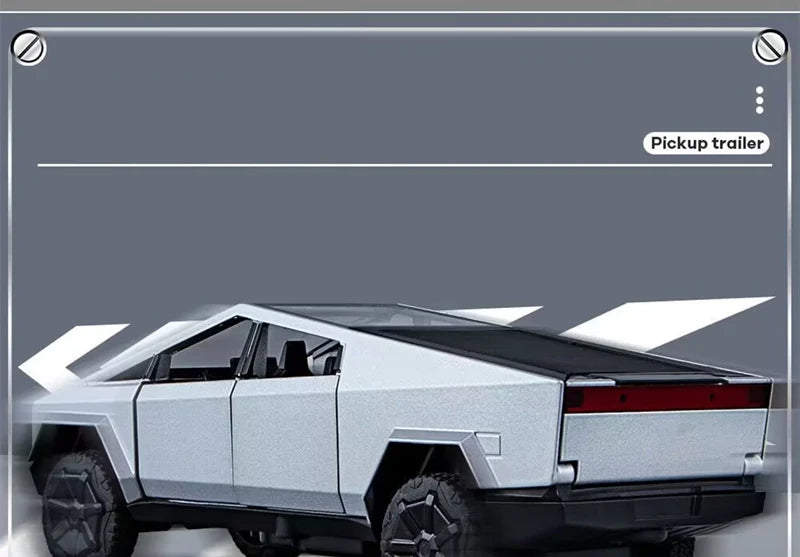 Xe Tải Địa Hình Cyber Hợp Kim Có Âm Thanh & Ánh Sáng