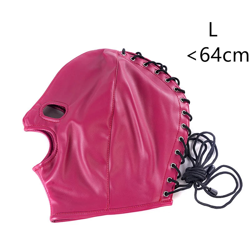 Mặt Nạ Da Bịt Kín Mặt Cosplay Gợi Cảm Unisex