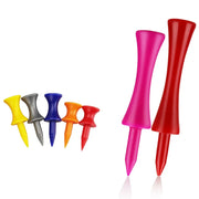 Plastic Golf Tee Combo 50/100 Pieces, Many Sizes, Durable and Beautiful