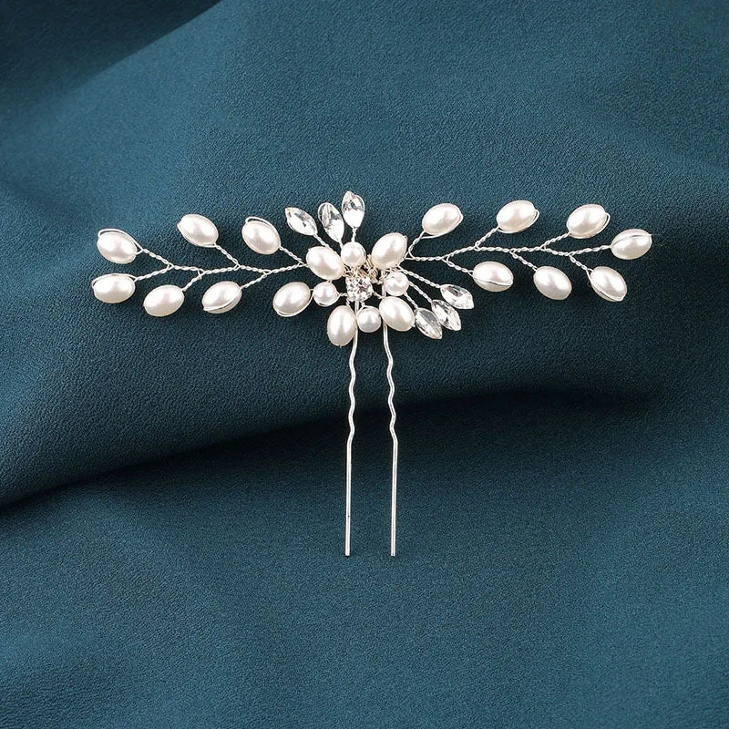 Ngọc Cài Tóc Cô Dâu - Phụ Kiện Đính Đá Lấp Lánh