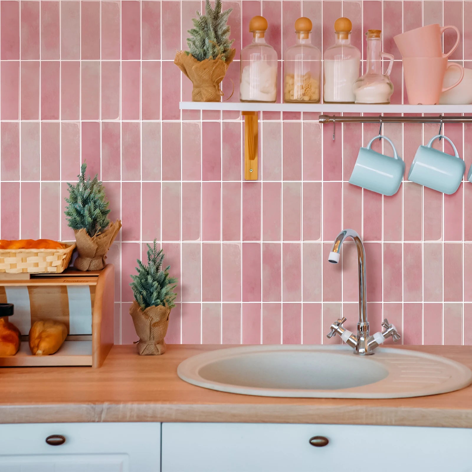 Miếng Dán Tường Dán Gạch Siêu Dính Trang Trí Nhà - Daisan Mart