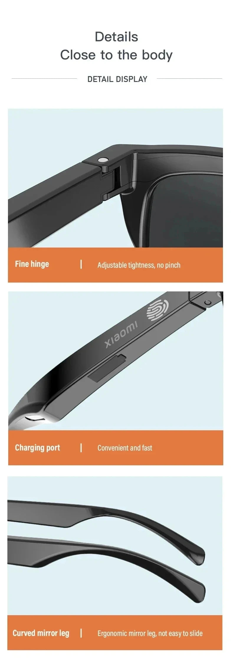 Redmi Smart Glasses Waterproof Sports Calling