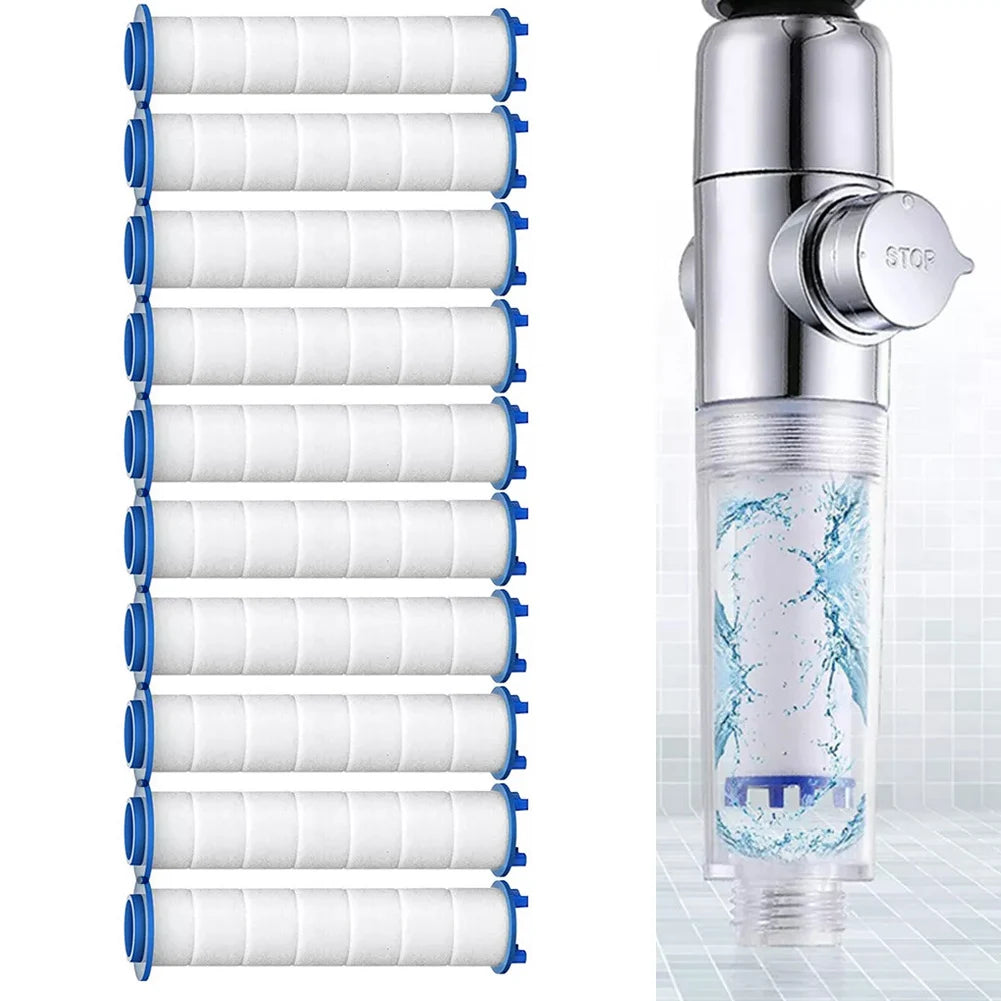 Set of 10 PP Cotton Spiral Turbo Shower Water Filter Cores