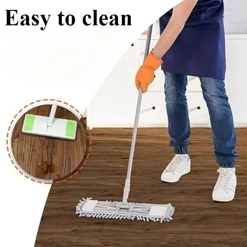 Thicken Wood Grain Floor Sticker Industrial Cement PVC Vinyl Floor Sticker Self-adhesive Waterproof Tile Sticker Home Decor