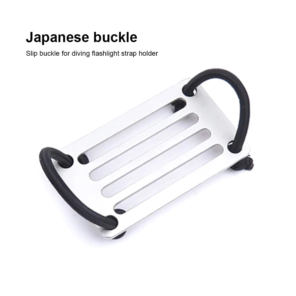 Weight Belt Slid Keeper Stainless Steel Sidemount Webbing Harness