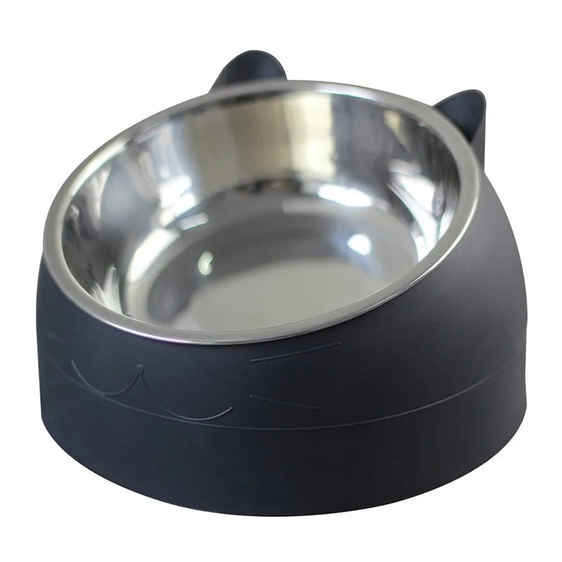 Pet Bowls Dog Food Water Feeder Stainless Steel Pet Drinking Dish Feeder Cat Puppy Feeding Supplies Small Dog Accessories - Daisan Mart