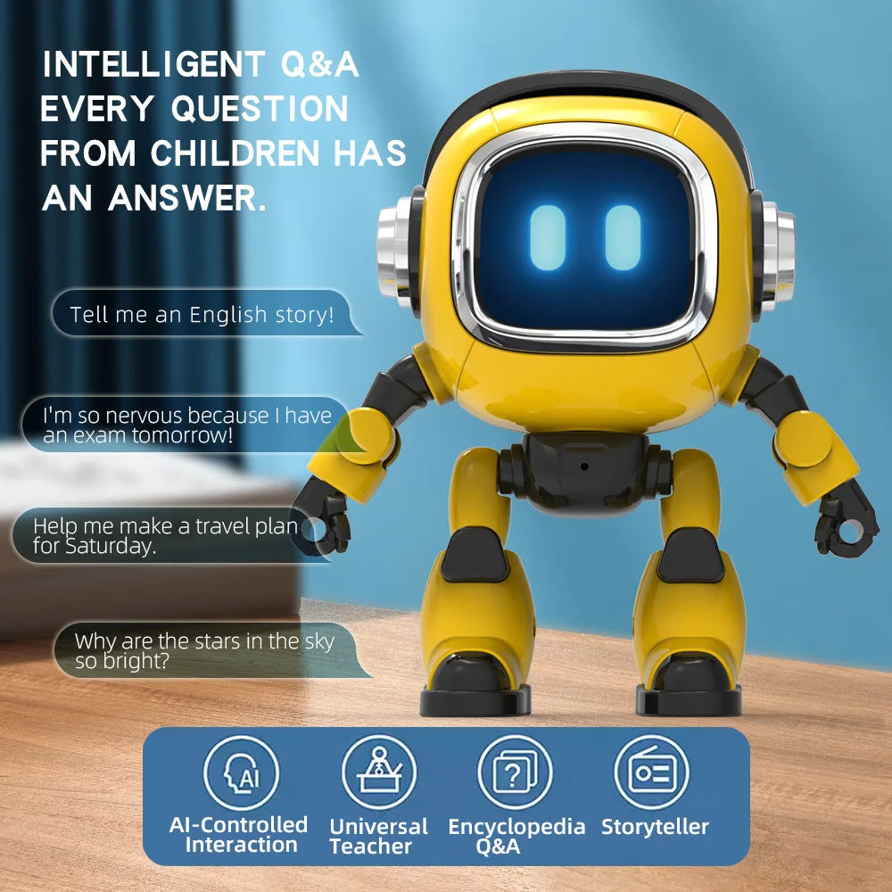 Ai Robot Smart Ai Voice Controlled Multifunctional Interactive Daily Life Assistant Educational Toy For Boys Kids - Daisan Mart