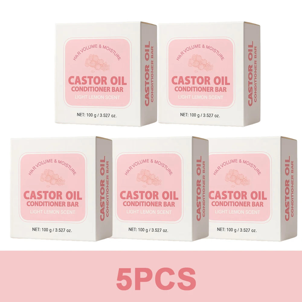 Thanh Dưỡng Tóc Dầu Thầu Dầu 100g Mềm Mượt Ẩm Mịn