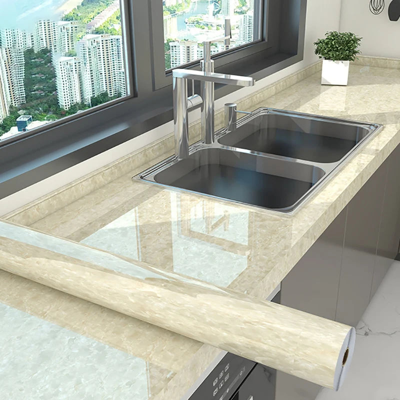 Giấy Dán Bếp Chống Dầu Vân Đá 10M Tự Dính Chống Nước