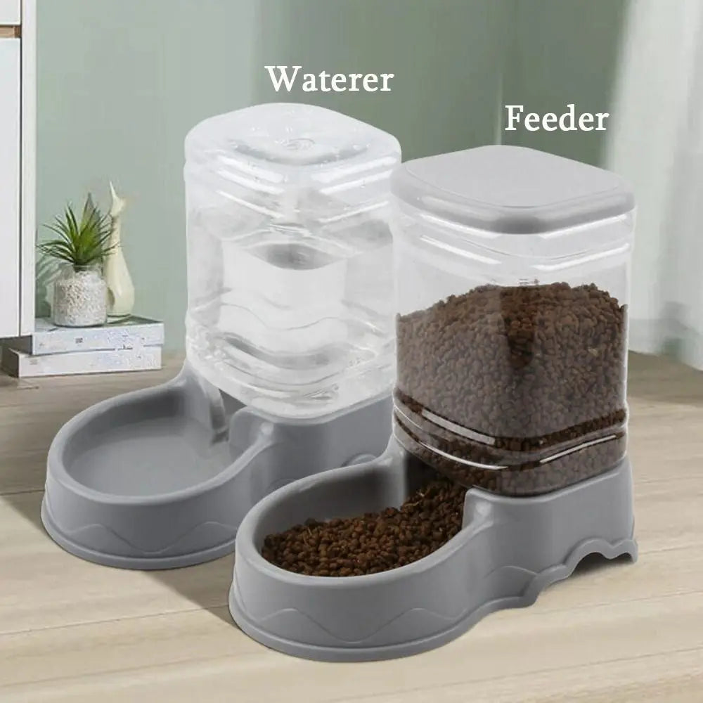 3.8L PP material Pet feeder Pet Water Fountain Drink Bowl Automatic Pet Feeder Large Cat Dog Food Dispenser - Daisan Mart