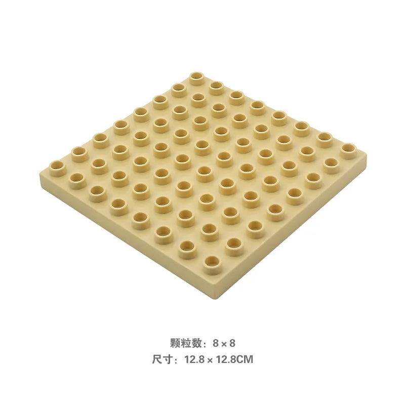 8*8 Dots Creative Large Particle Double Floors Building Blocks Base Plate DIY Bricks Baseplate Toys For Kids Christmas Gift