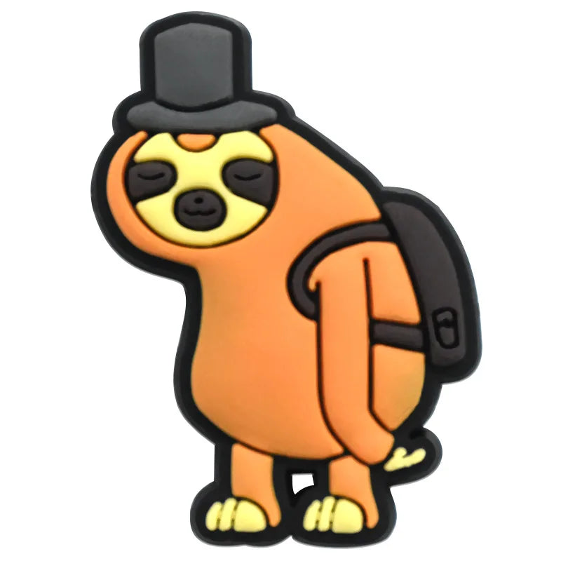 Sloth Monkey Charm for Crocs Slippers - Christmas Accessories