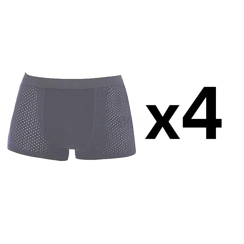 Men's Bamboo Boxer Shorts Breathable Deodorizing Super Soft
