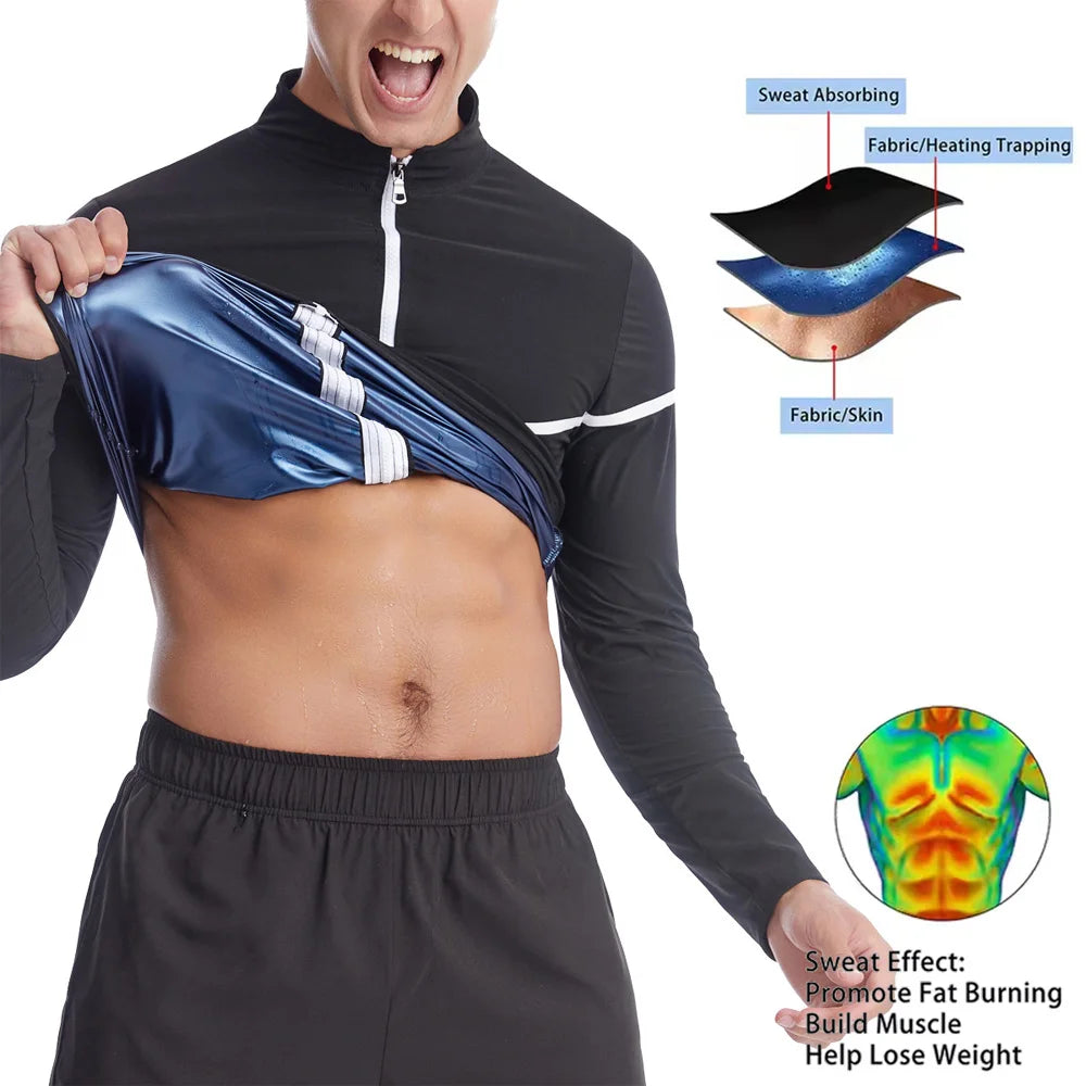Áo Sauna Nam Naisstoo Giảm Cân, Đốt Mỡ, Tập Gym - Daisan Mart