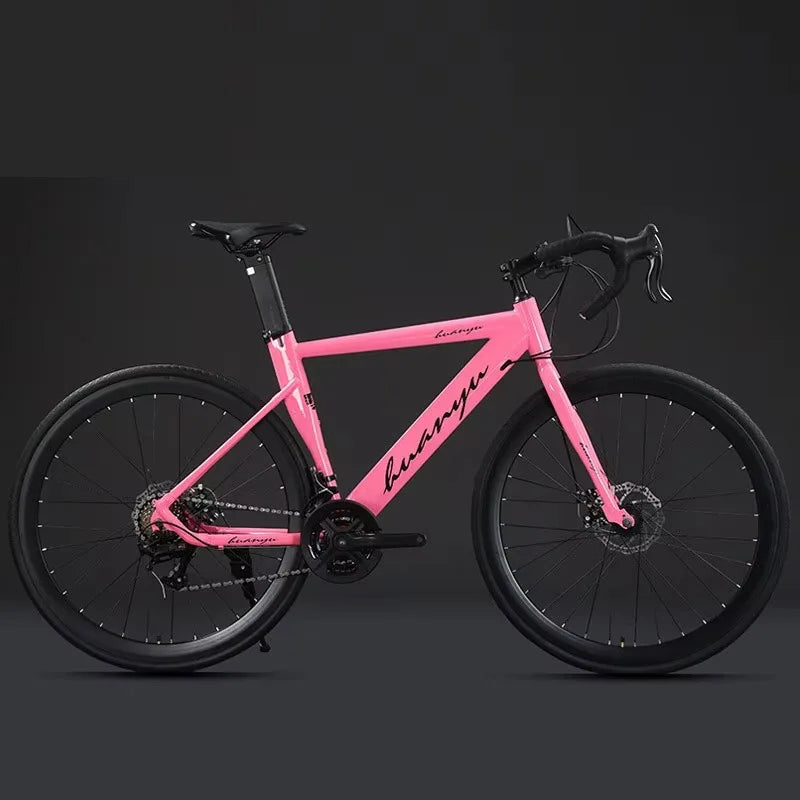 700C*40MM road bicycle hand-changing 24 speed Road Racing Bike disc brake gravel bicicleta Wind Shock Absorber Bikes male adult - Daisan Mart