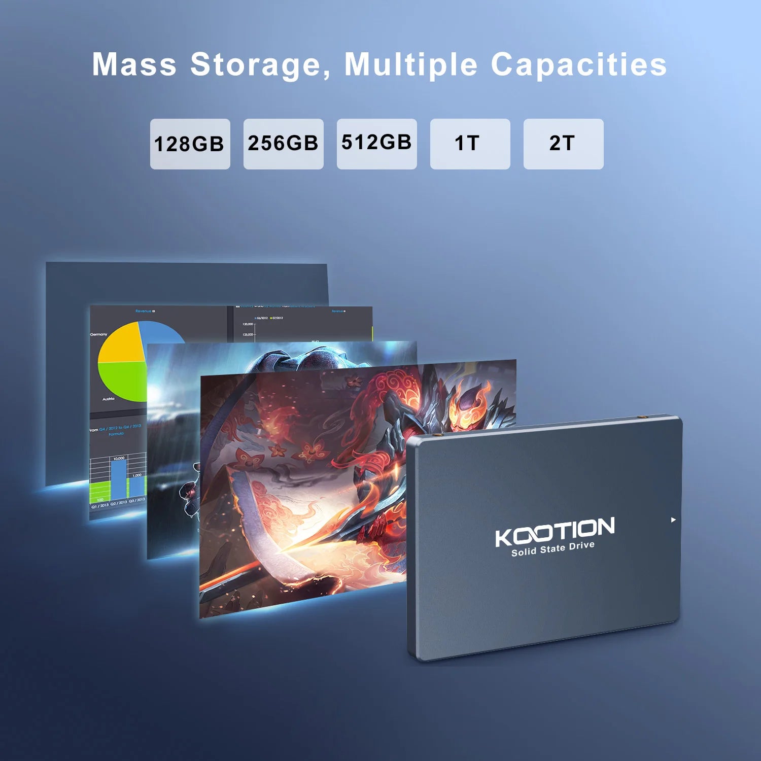 KOOTION Internal SSD Hard Drive - Various Capacity
