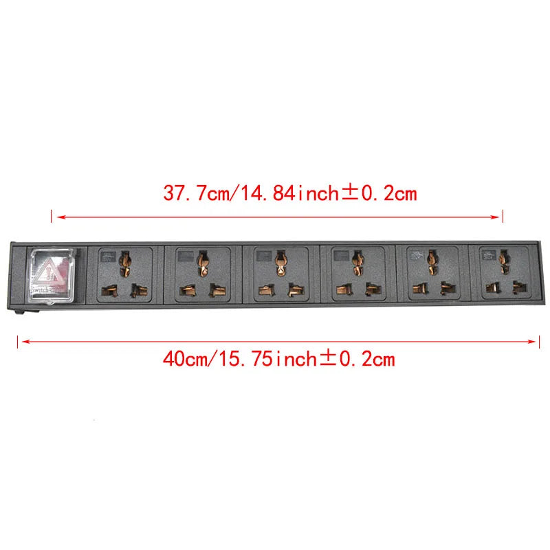 Ổ điện tủ mạng 2-9 cổng đa năng IEC-C14 PDU - Daisan Mart