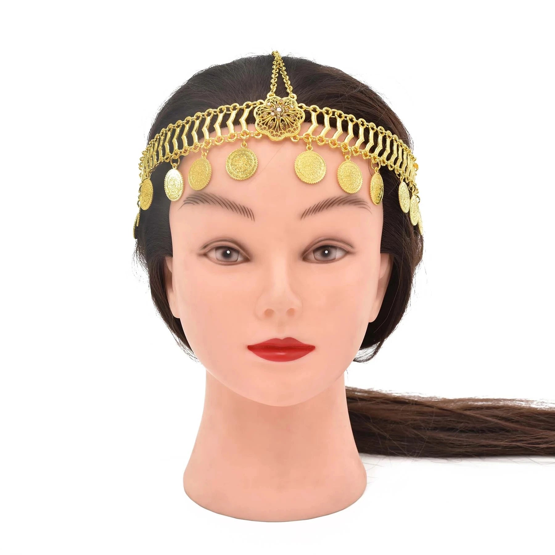 Vương Miện Boho Ấn Độ Hoa Tím Cổ Điển 50 ký tự