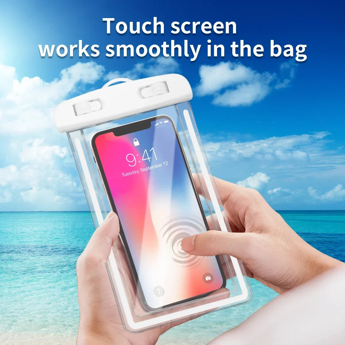 Túi Chống Nước Điện Thoại Bơi Lội Đa Năng PVC