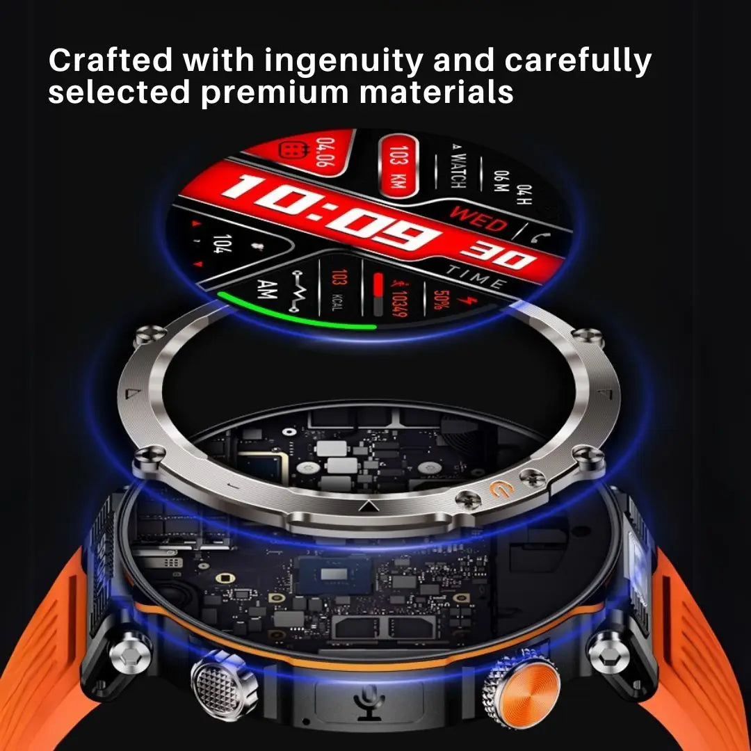 Men's Smart Watch - Call, Compass, LED, Sports