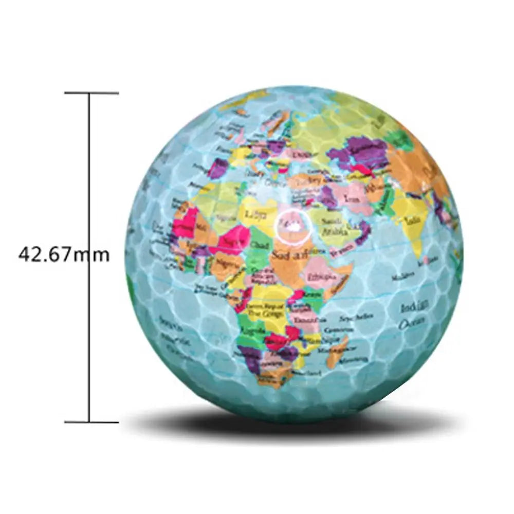 Golf Practice Ball - Multi-Purpose Globe Pattern
