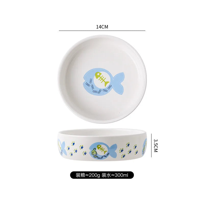 Ceramic Bowls for Dogs and Cats - Convenient Food and Drink