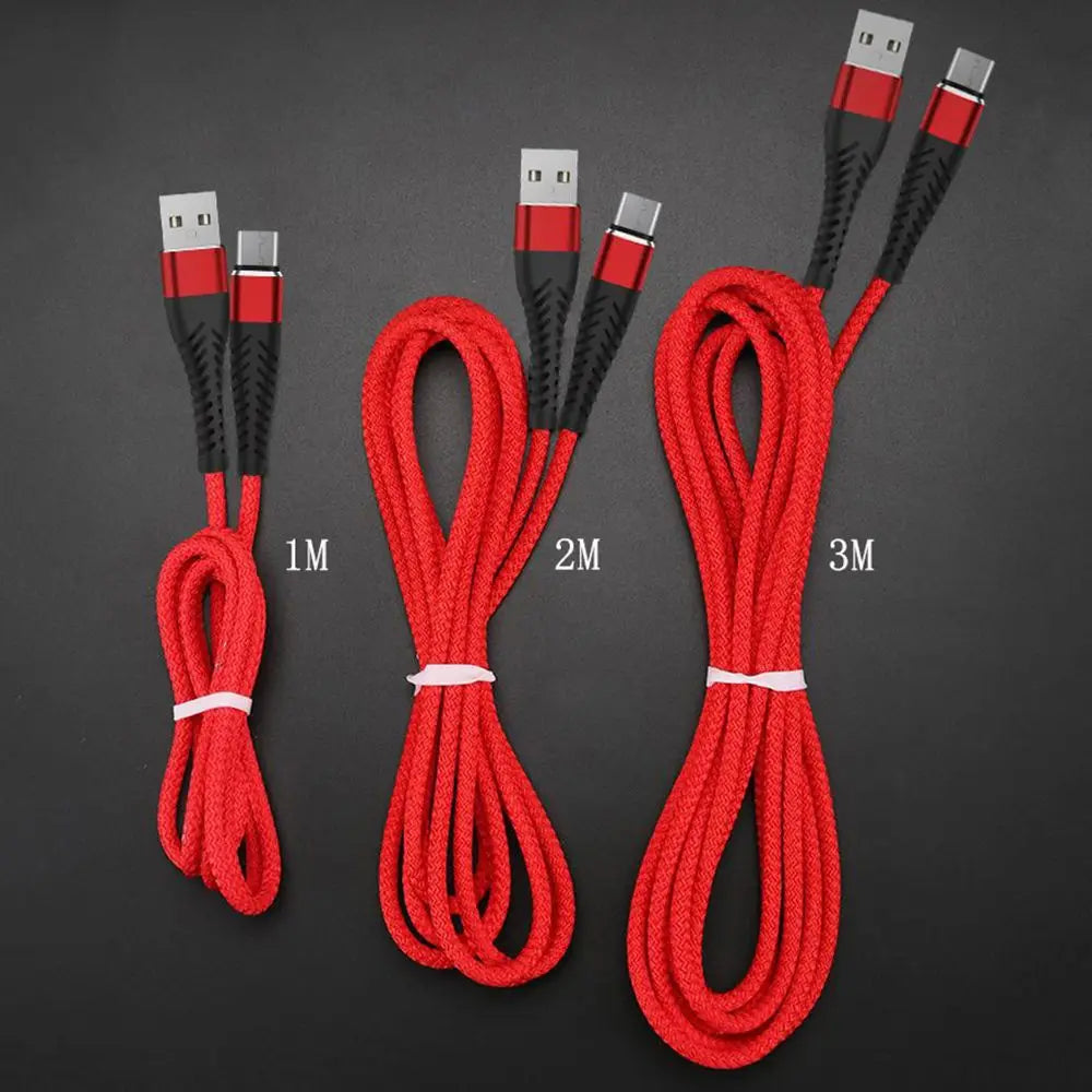 Fast Charging Cable 1M 2M 3M USB Type-C &amp; Micro USB