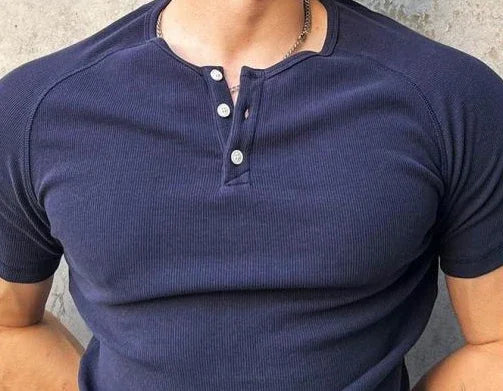 Áo Thun Nam Dáng Ôm Trắng Đơn Giản Thoải Mái XL