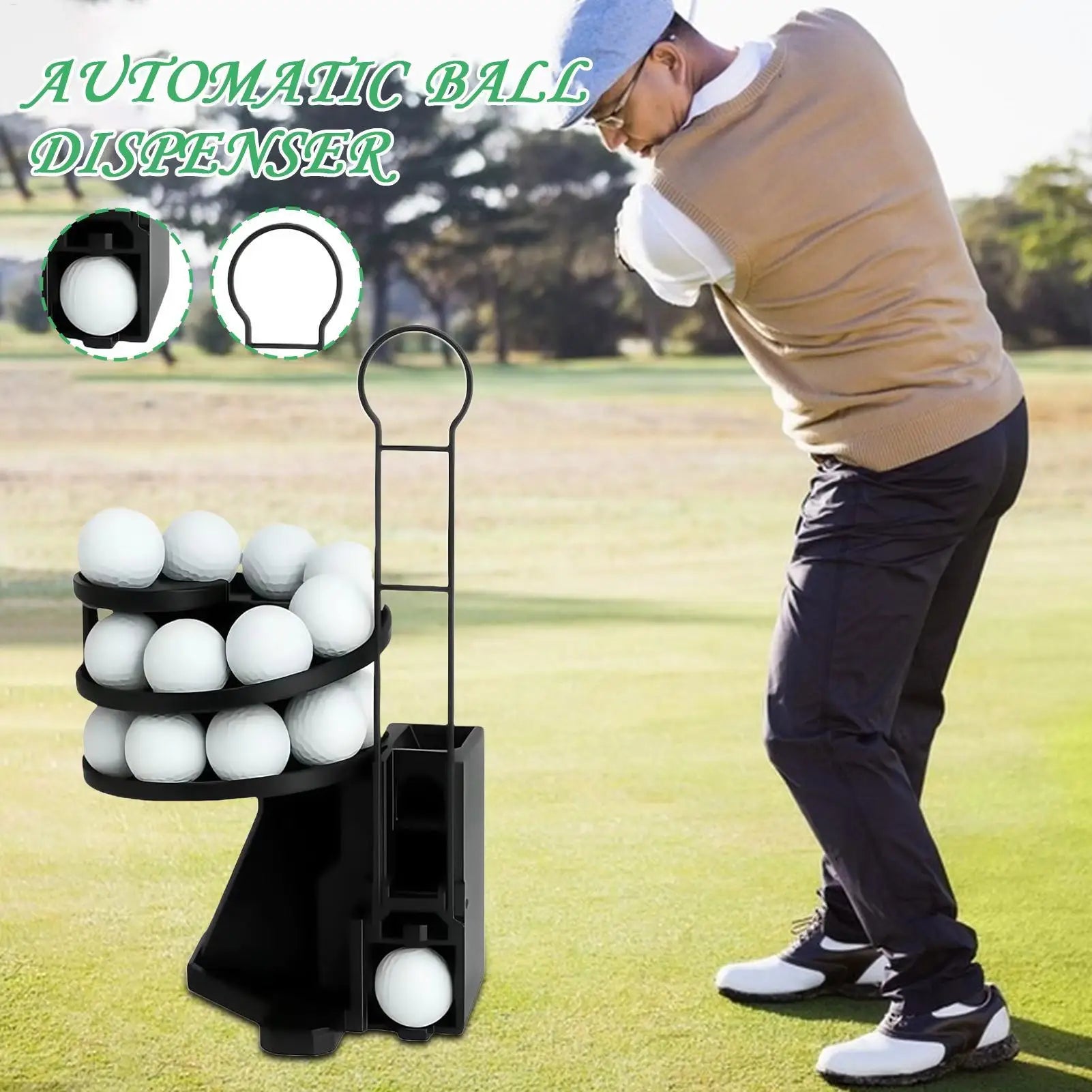 Automatic Golf Ball Generator &amp; Perfect Swing Practice