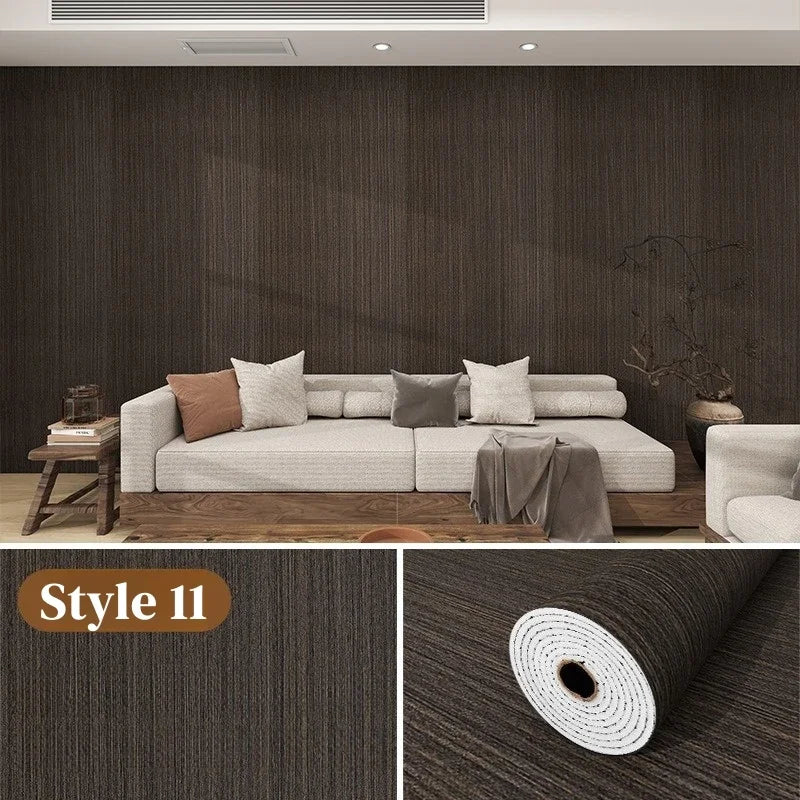 Max 40cmx10m Wood Grain Peel and Stick Thick Floor Tiles SXP Wallpaper Waterproof Vinyl Wood Flooring Mould Proof