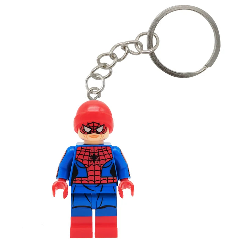 Lego Spider-Man Miles &amp; Gwen Cute Bag Keychain