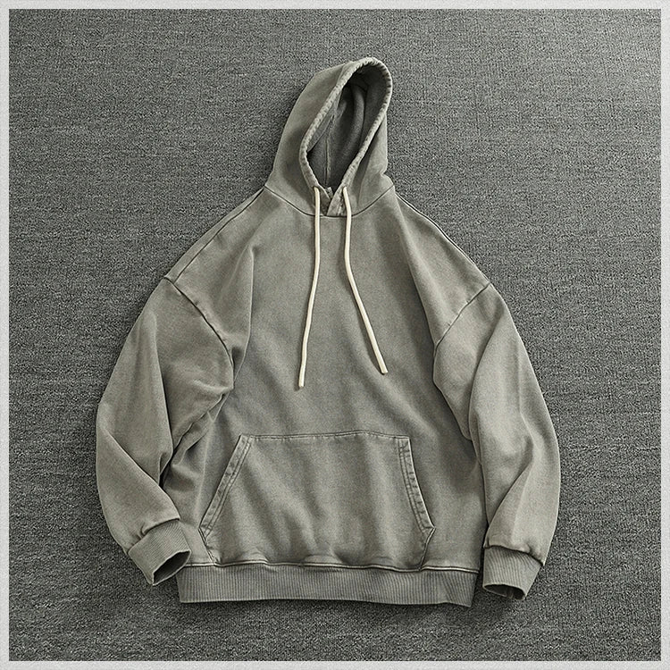 Áo Hoodie Nam Cotton Dày Túi Kangaroo Cá Tính Mới