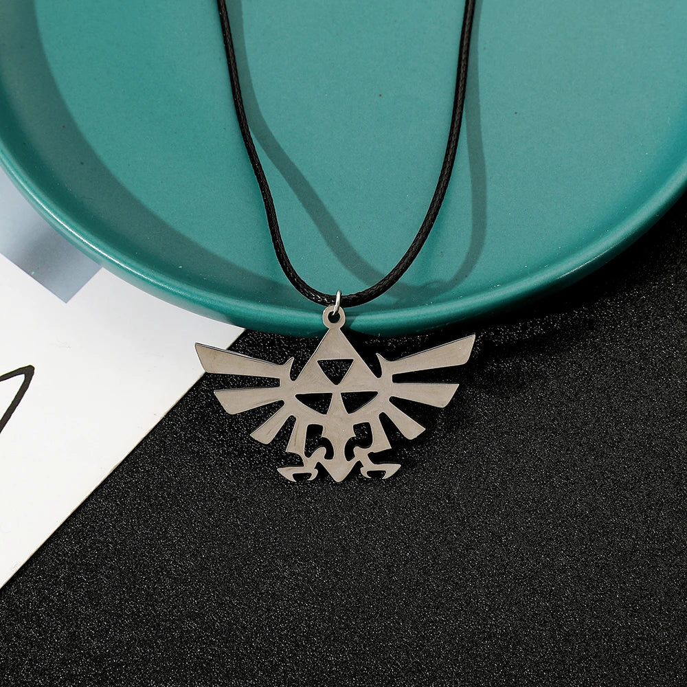The Legend of Zelda Necklace classic fashion game pendant accessories rope chain stainless steel cool pendant Necklace