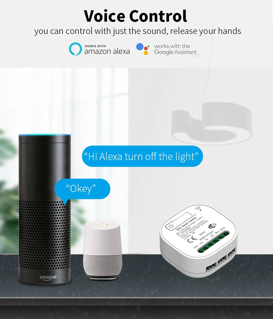 Sixwgh WIFI Smart Switch - Voice Control