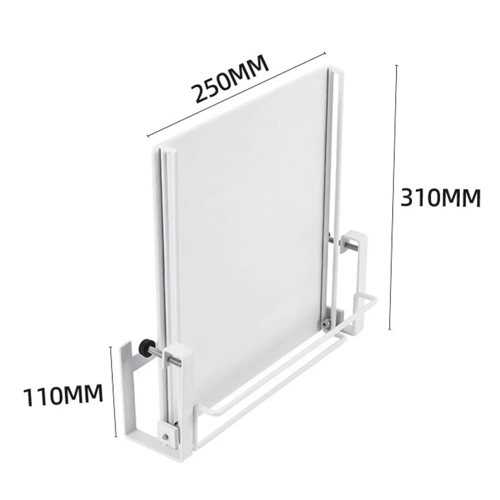 Multi-purpose Folding Shelf for Kitchen Cabinet Door, Convenient Storage Rack