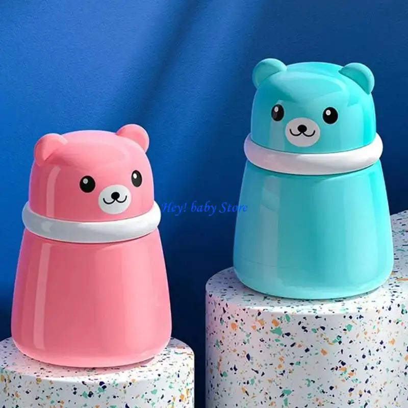 Cute Bear Baby Powder Box For Newborns