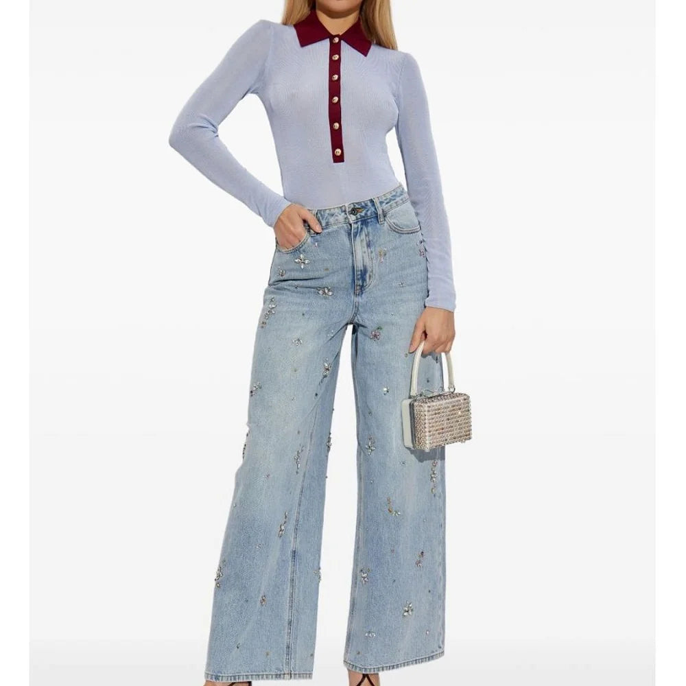 Women's Bodysuit Sexy Lapel Collar Y2K Fall 2025