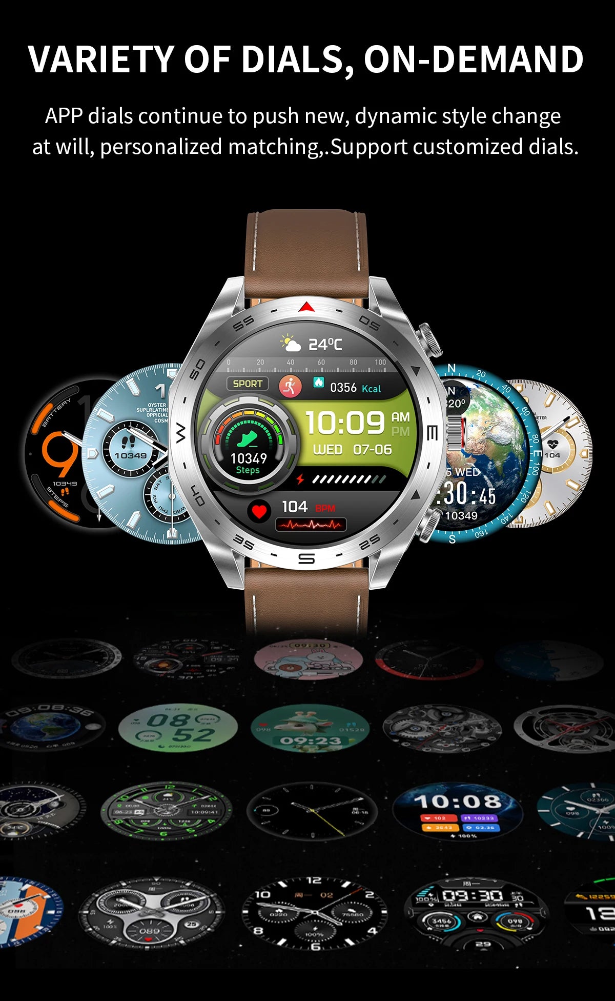 Đồng Hồ Thông Minh 2025 Kèm Tai Nghe TWS Chống Nước