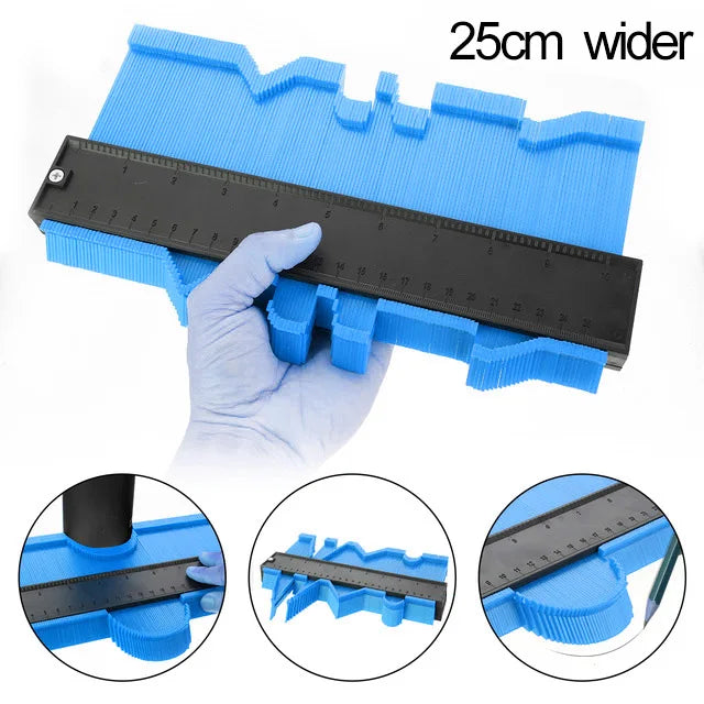 Shape Contour Gauge Duplicator 5/6/10/20inch Profile Measuring Tool Tiling Laminate Tiles Tools Plastic Contour Copy Duplicator