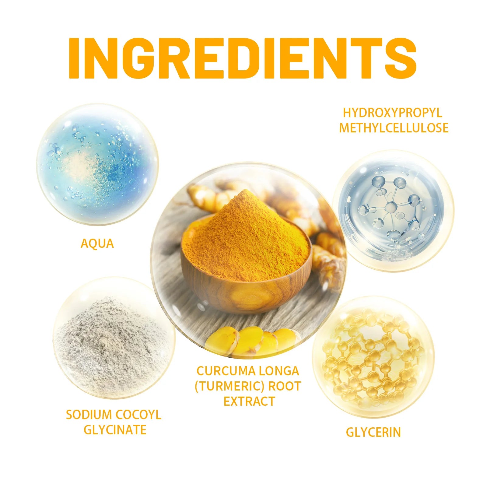 Turmeric Brightening Cleanser Deep Cleansing Makeup Remover Refreshing Non-Tightening Facial Wash Natural Skincare Formula