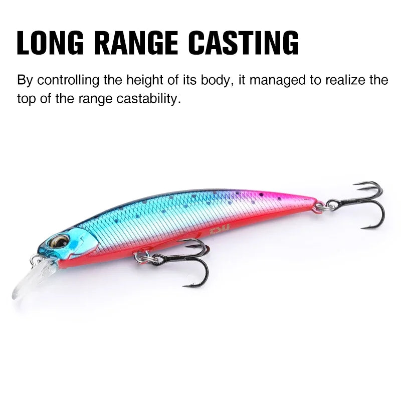 Mồi Câu TSURINOYA DW75 70mm 8.9g Cho Cá Chìm Nước Ngọt