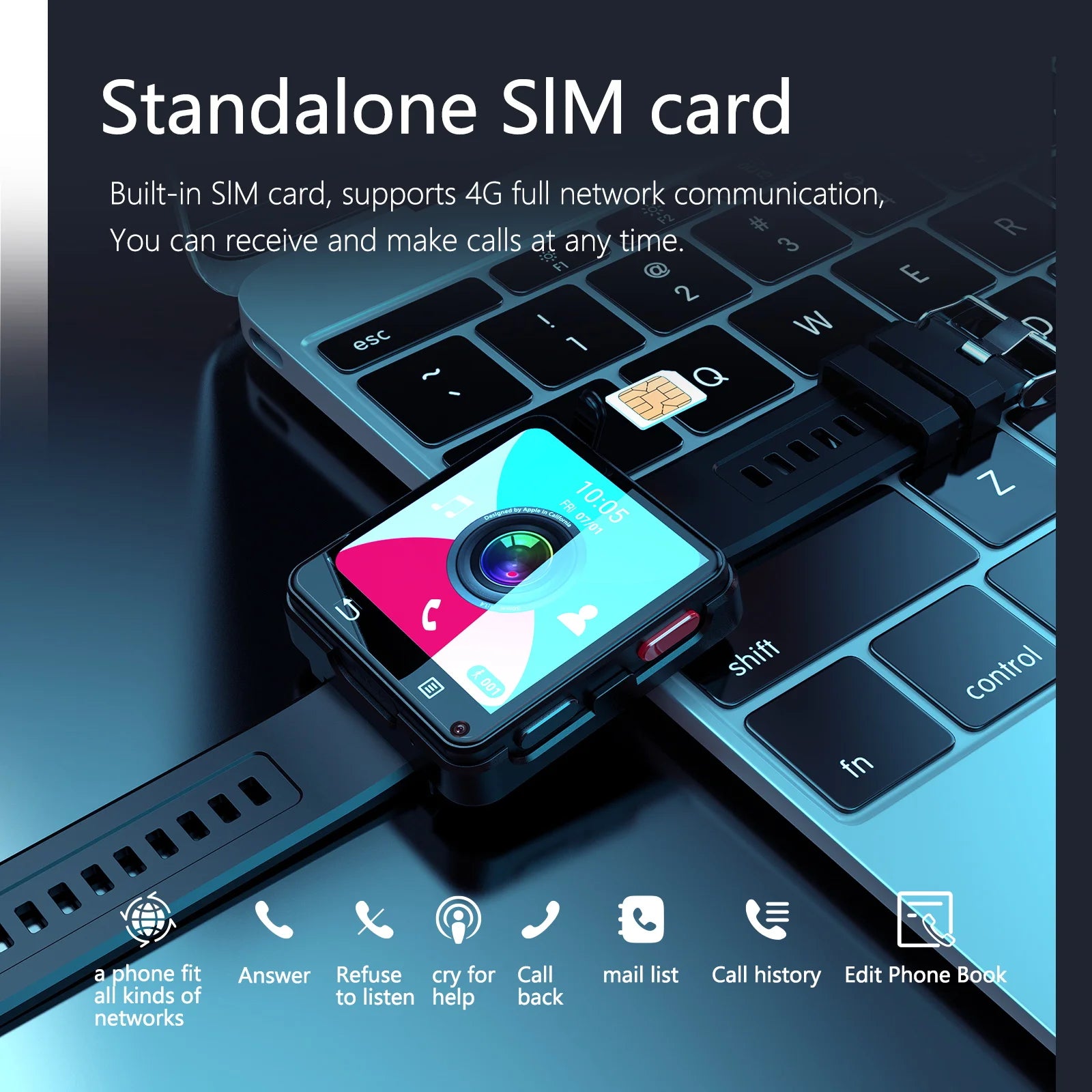 Đồng Hồ Thông Minh S998 4G Chống Nước Cho Nam Nữ 2024