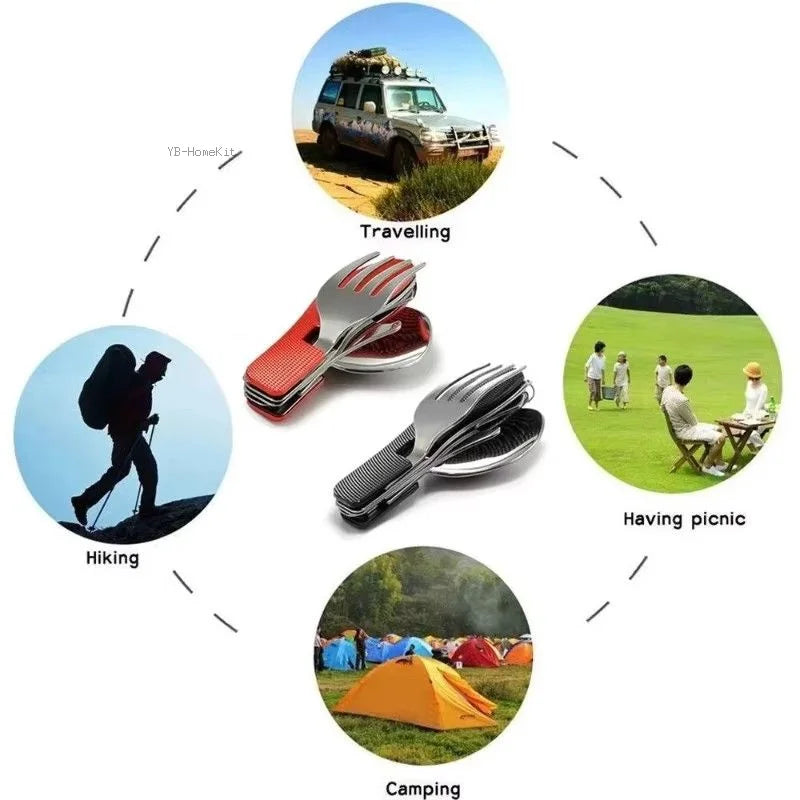 Bộ Dụng Cụ Cắm Trại Đa Năng Gọn Nhẹ