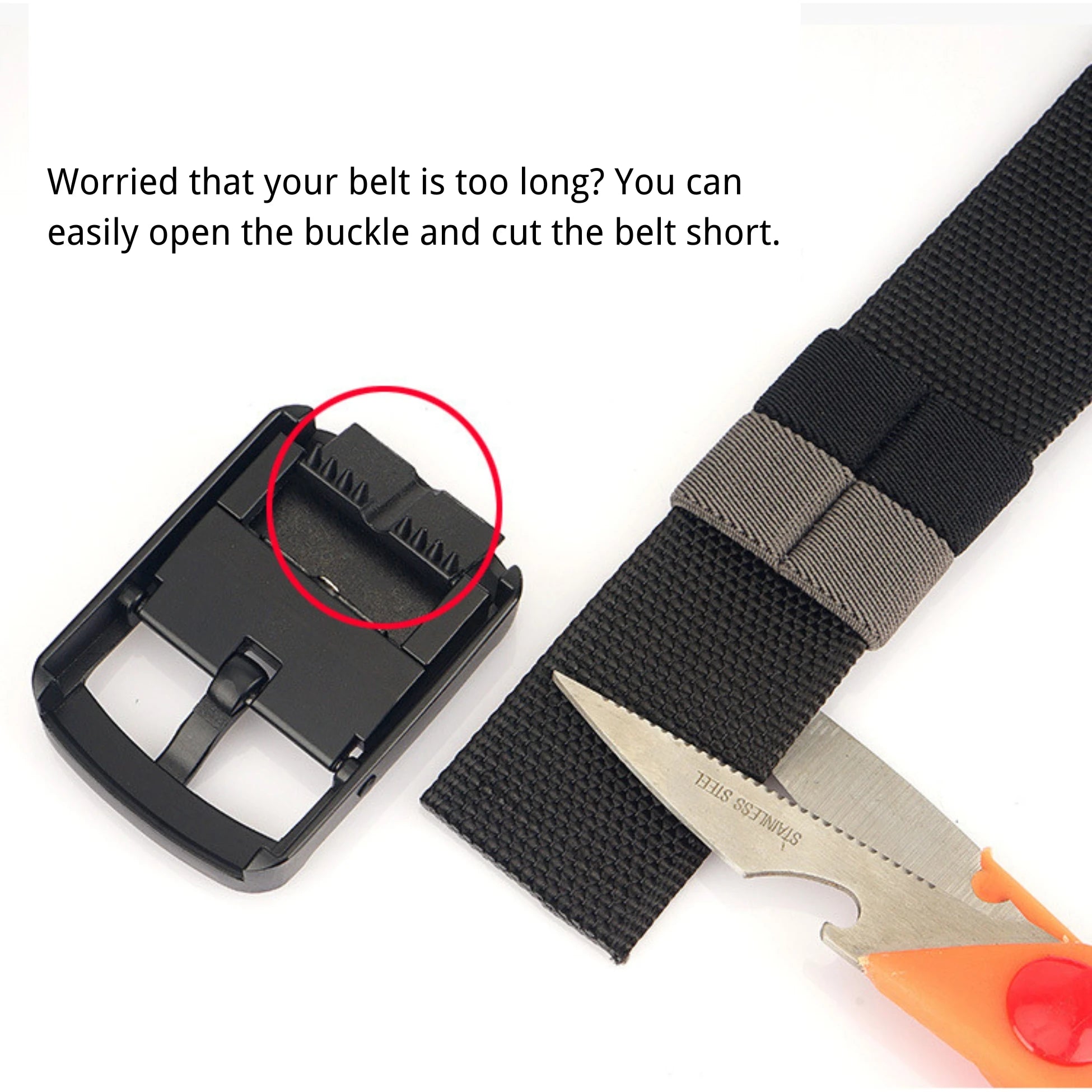 Thắt Lưng Vải Xoay Đảo Chiều Điều Chỉnh Thời Trang