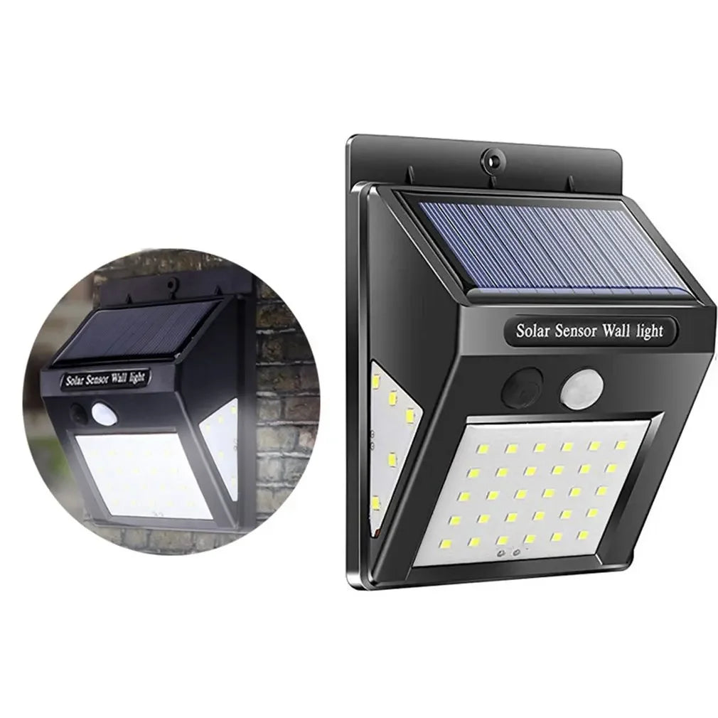 Đèn Tường Năng Lượng Mặt Trời 20LED Cảm Biến Chuyển Động - Daisan Mart