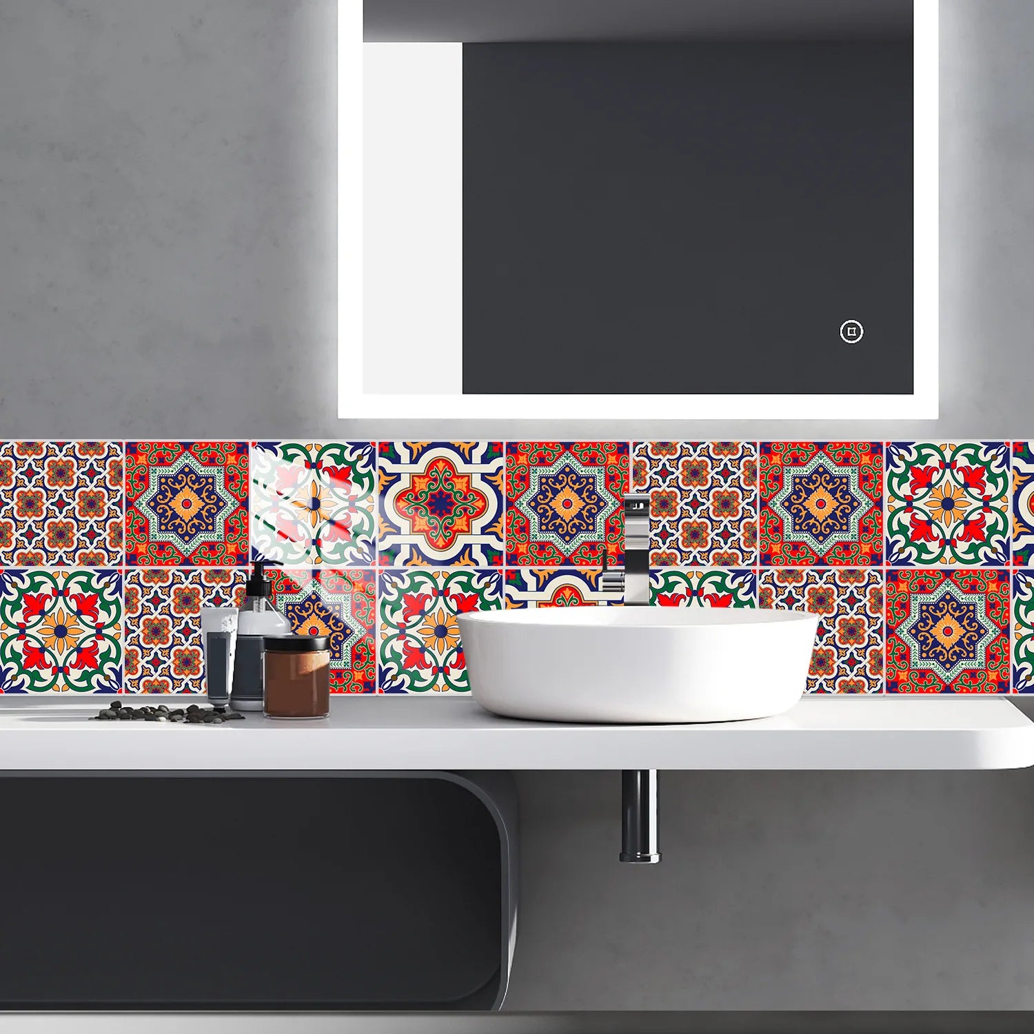 Gạch Dán Bóng Địa Trung Hải - Chống Nước & Bẩn