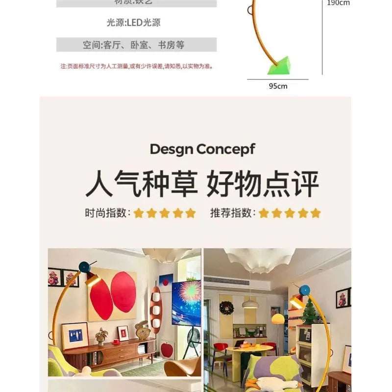 Đèn Sàn Hình Học Hoạt Hình Sắc Màu Cho Phòng Bé - Daisan Mart