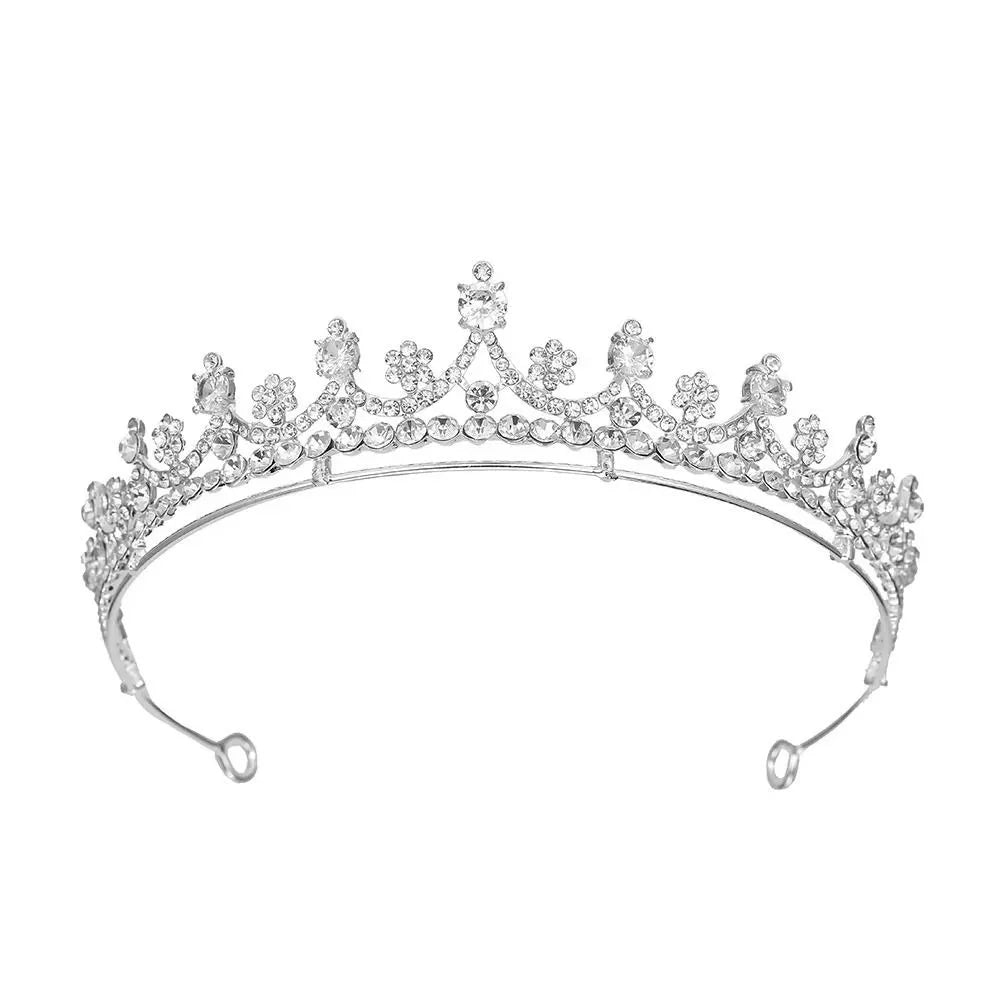 Luxurious sparkling crystal bridal crown
